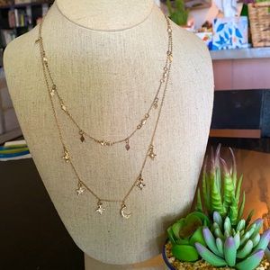 Gorgeous double strand celestial necklace